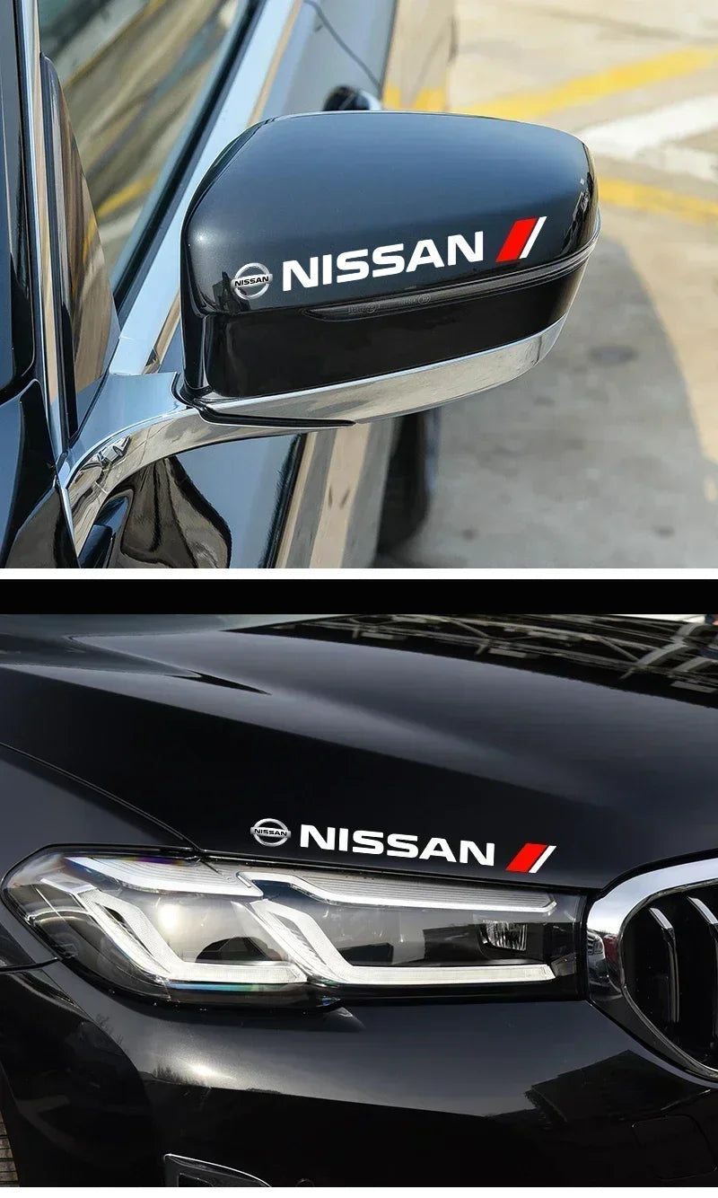 4PCS Car Styling Door Handle Decoration Stickers Decals For Nissan J10 X-Trail Qashqai Juke Leaf Micra NOTE Patrol Gadgets