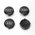 4PCS For Audi Sline TT A1 A2 A3 A4 A5 A6 A7 A8 8P B6 B7 B8 C5 C6 C7 Car Original Wheel Center Cap Hub Covers Badge Decal Sticker