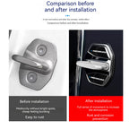 4pcs Car Door Lock Cover For BMW3 5Series X1X3X4X5 G01 G20 G32 F48 G45 G02 F15 G05 G07 G60 Anti Rust Protective Trim accessories