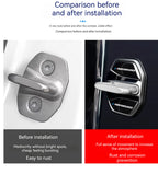 4pcs Car Door Lock Cover For BMW3 5Series X1X3X4X5 G01 G20 G32 F48 G45 G02 F15 G05 G07 G60 Anti Rust Protective Trim accessories