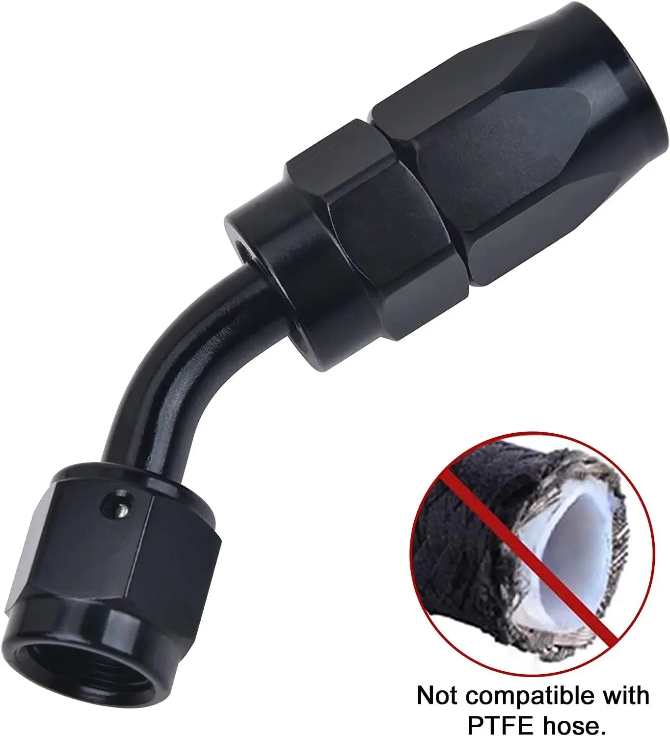 AN4/AN6/AN12 Swivel Hose End Fitting Adapter For Oil/Fuel/Gas Hose Line Oil Cool