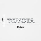 3D ABS TOYOTA Emblem Badge Car Sticker Car Trunk Sticker For Toyota Chr Corolla Camry Yaris Hilux Prius Avensis Auris Prado TRD