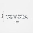 3D ABS TOYOTA Emblem Badge Car Sticker Car Trunk Sticker For Toyota Chr Corolla Camry Yaris Hilux Prius Avensis Auris Prado TRD
