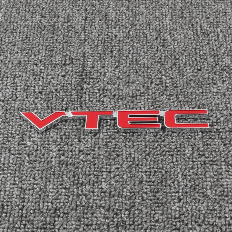 Car Emblem Decals VTEC IVTEC Metal Badge Sticker Accessories For Civic cb400 i-VTEC vfr800 cb750 Accord Odyssey CRV Pilot FIT