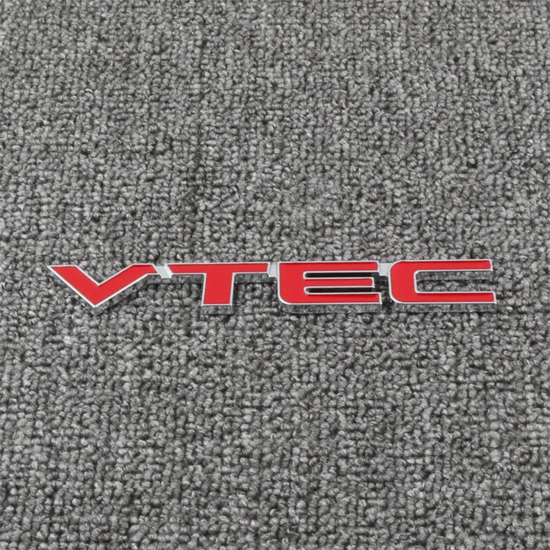Car Emblem Decals VTEC IVTEC Metal Badge Sticker Accessories For Civic cb400 i-VTEC vfr800 cb750 Accord Odyssey CRV Pilot FIT