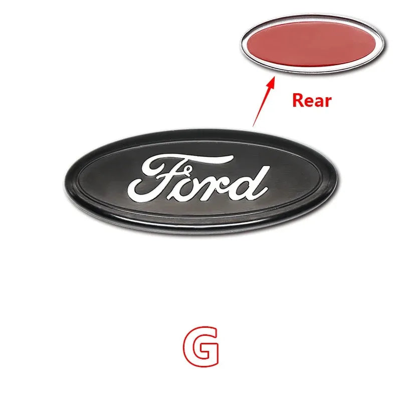 ABS Car Steering Wheel Logo Emblem Stickers For Ford ST Line Focus Mondeo Fiesta Kuga MK2 MK3 MK4 Mustang Auto Badge Accessories