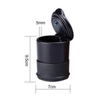 Cenicero LED portátil para coche, Cenicero Universal para coche, soportes para cenizas de cigarrillos, decoración Interior de coche, accesorios para Interior de 7x7x11cm