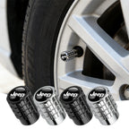 4Pcs Car Emblem Valve Cap Wheel Valves Dust Cover Tire Accessories For Jeep Wrangler Renegade Compass Gladiator Cherokee JL JK