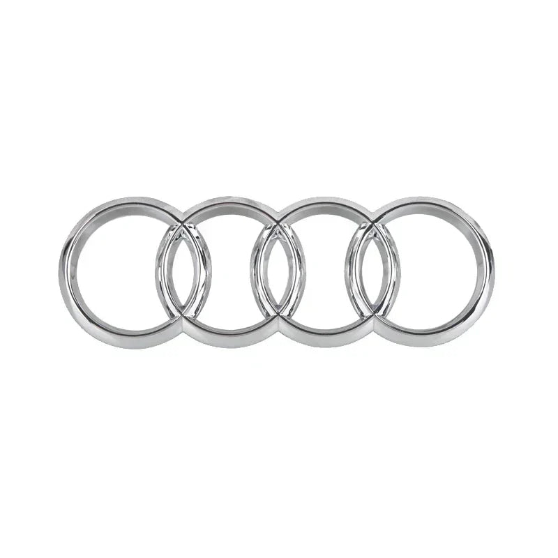 For Audi Alloy Car Steering Wheel Emblem Replaced Sticker A6 A6L A3 A4L A5 A7 A8L A1 Q6 Q7 Q8 TT S5 S7 S8 RS7 RS6 Side Decals