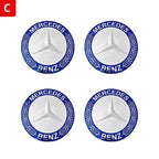 56mm 60mm 65mm 75mm Car Wheel Center Hub Caps Cover Rim Exterior Sticker For Mercedes Benz A B C E Class GLC GLK GLE GLA CLA GLB