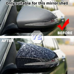 For Mercedes Benz C GLC S E Class W205 X253 W222 W213 W238 carbon Black Side Rearview Mirror Cover Caps Shell LHD RHD