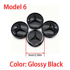 4Pcs 60mm 75mm Car Wheel Center Hub For Mercedes Benz AMG class W205 W203 GLC GLK W206 W220 W211 A180 Cap Rim Cover Accessories