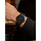 Fossil Minimalist Men's Quartz Watch Ultra Thin Black Stainless Steel Business Luxury Waterproof Wristwatch FS5308