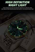 BINBOND Top Brand Luxury Fashion Watch Men 3ATM Waterproof Date Clock Sport Watches Mens Quartz Wristwatch Relogio Masculino