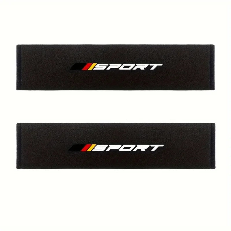 2 Pcs Soft and Comfortable Car Seat Belt Cushions, Personalized and Fashionable Seat Belt Cushions, Suitable for Vehicle Use