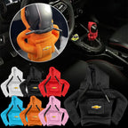 Fashion Car Decor Dust Proof Car Shift Knob Hoodie Handle Cover For Chevrolet Silverado Impala Malibu Equinox Cruze Camaro