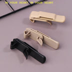 【X】1Pc Rear Seat Belt Fixing Buckle Clip Seat Belt Clip Buckle For 73371-58010 Plastic Belt Holder Car Accessories