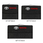 Car interior sticker Car Trunk Storage Box Foldable Felt Organizer Stowing Tidying Box For Toyota Corolla Camry rav4 Yaris hilux