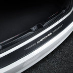 Carbon Fiber Car Door Threshold Tape Sill Protective Stickers Decal for Jeep CHEROKEE Logo Rear Trunk Bumper Scratch Guard Trim