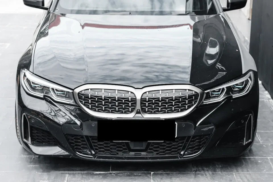 XVIP For BMW G20 3-Series G20 G21 G28 2019-2023 Front Bumper Hood Kidney Racing Grilles Replacement Black Diamond Meteor Style