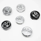 4Pcs 57/62mm Car Wheel Center Hub Caps For Toyota Rav4 Aygo Yaris Corolla Camry Car Tire Center Decoration Stickers Accessories