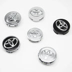 4Pcs 57/62mm Car Wheel Center Hub Caps For Toyota Rav4 Aygo Yaris Corolla Camry Car Tire Center Decoration Stickers Accessories
