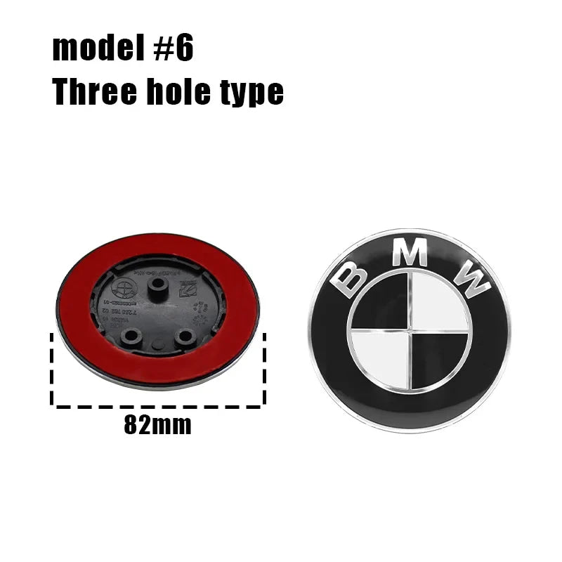 82mm 74mm car Front Hood Emblem rear boot trunk logo For BMW M G20 G32 G11 X3 X5 X4 X6 X7 G30 G12 F40 F30 X1 Accessories
