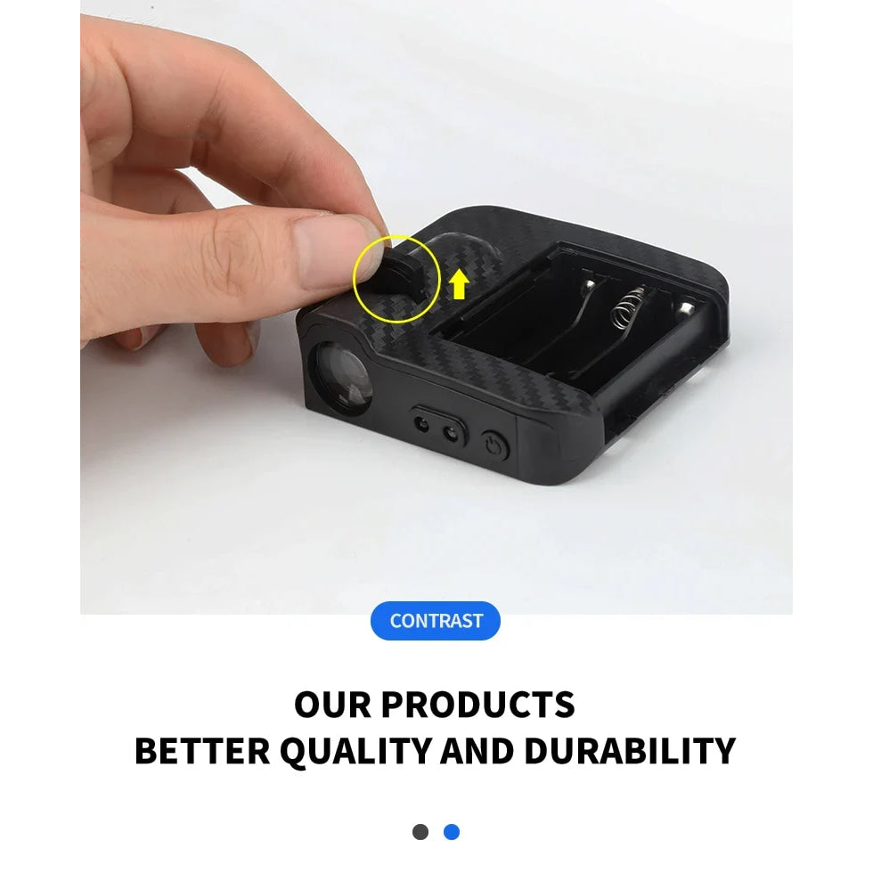 Car Led Welcome Lights Courtesy Projector Ghost Shadow Logo Emblem Light For Ford Mustang 4 5 6 2024 2023 2022-2010 Accessories