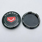 4pcs/set 68mm ( Clips 62mm ) Car Wheel Center Caps Rim Hub Dust Cover Wheel Hubcaps Vossen Logo Emblem Badge Car Accessories