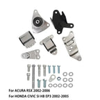 Engine Swap Mount Kit Fit For Honda Civic Si 02-06 Acura RSX Motor Engine Mounts K20 DC5 EP3 EM-1005-S