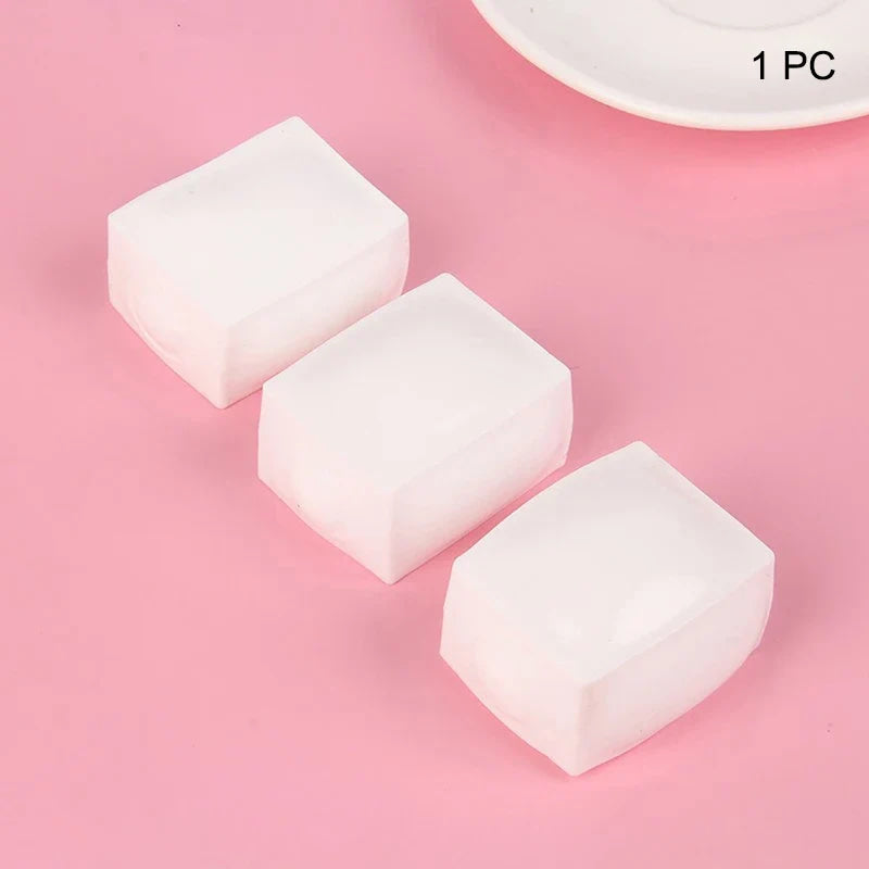 1PC Soft Colored Ice Cube Fidget Toys Funny Stress Reliever Reduce Pressure Prop Slow Rising Squeeze Toy For Kids And Adults