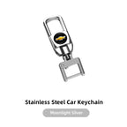 Metal Keychain Car Logo Keyring Pendant Auto Accessories For Chevrolet Cruze Onix Tracker Aveo Bolt Captiva Equinox Spark Tahoe
