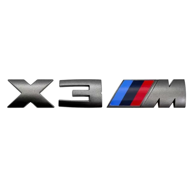 5.5cm for M logo new gray ABS sticker trunk badge for BMW M330i M340i M430i M440i M530i M540i M550i decoration accessories.