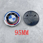 95MM Auto Accessories For BMW G11 G12 G14 G15 G16 G70 G07 G09 Car Hood Front Badge Rear Trunk Emblem 50th Anniversary sticker