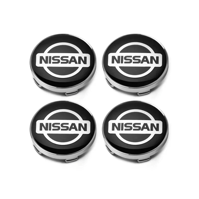 4Pcs 54/60mm Car Wheel Center Hub Caps Cover For Nissan Qashqai Juke Pulsar Sentra Altima Patrol Micra Replacement Accessorie