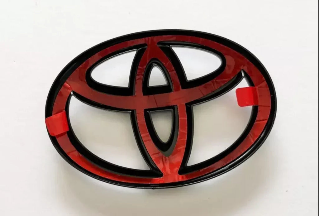 3PCS ABS car logo Glossy Black Overlay EMBLEM for Toyota COROLLA 2020-2024 SEDAN SE LE PT948 FIT SEDAN ONLY trunk car accessory