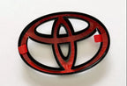3PCS ABS car logo Glossy Black Overlay EMBLEM for Toyota COROLLA 2020-2024 SEDAN SE LE PT948 FIT SEDAN ONLY trunk car accessory