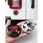 Metal 3D Skull Car Stickers Applicable to the Trunk, Car Doors, Bumpers, Rear Windshield and Fenders of Automobiles