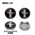 4Pcs 56mm 60mm 54mm Car Wheel Center Hub Cap Rim Cover Stickers For Ford Focus Mondeo Edge Ecosport Ranger Fiesta Fusion Kuga