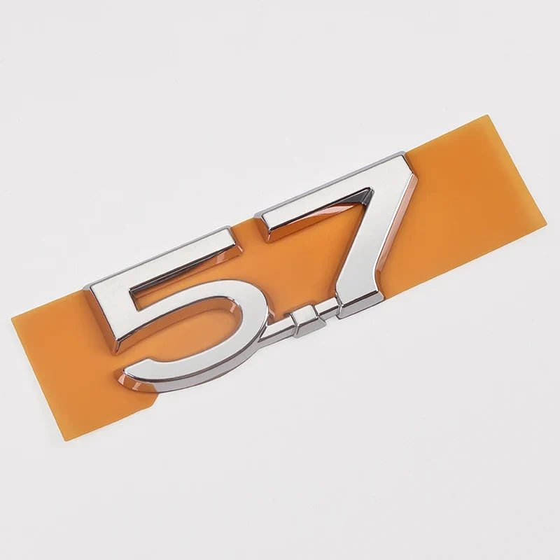 For Toyota Land Cruiser 200 Prado 120 150 Car Logo Displacement V8/TX/TXL/5.7/V6/Black Letter Sticker Car Decoration Accessories