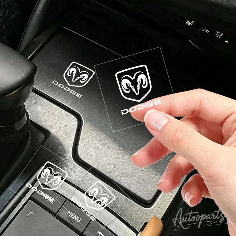 Creativity Dodge Logo Fashion Car Emblem Decorative Sticker For Dodge Ram 1500 Journey Charger Dart Challenger Durango Accessory