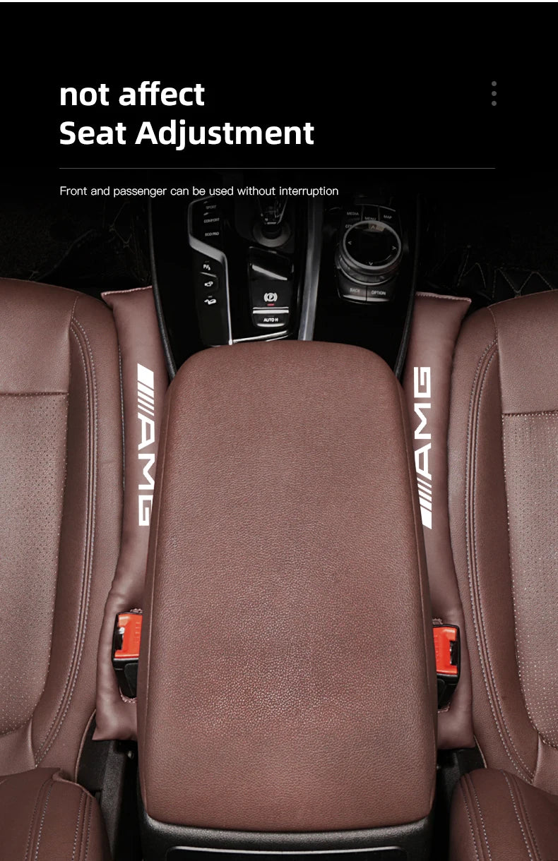 2Pcs Car Seat Gap Filler Leak Proof Sealing Strip For Mercedes Benz AMG W204 W205 W203 W211 W212 W213 W201 W210 W124 W126 W140