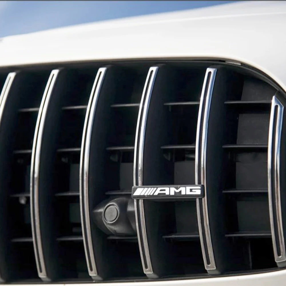 Car Front Grille Emblem Decoration Sticker Auto Styling Accessories For Mercedes Benz AMG W204 W205 B180 W221 W447 Smart CLG GLS