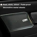 Chevrolet 3D Aluminum Car Audio Stickers Fit For Silverado Impala Malibu Equinox Cruze Camaro Tahoe/Suburban Blazer Spark Aveo
