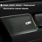 Chevrolet 3D Aluminum Car Audio Stickers Fit For Silverado Impala Malibu Equinox Cruze Camaro Tahoe/Suburban Blazer Spark Aveo
