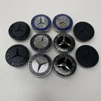 1PC 56mm Car Hood Emblem Badge Bonnet Emblem Cover For Mercedes Benz Brabus AMG W124 W163 W202 W203 W204 W210 W211 W205 Sticker
