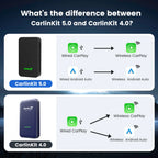 CarlinKit 5.0 & CarlinKit 4.0 Wireless CarPlay Android Auto Waze Music Spotify Auto For Audi Golf Peugeot Mazda KIA Mercedes MG