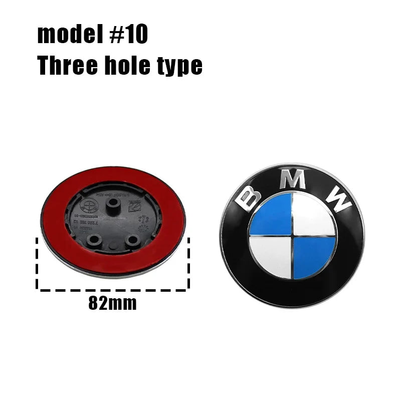 82mm 74mm car Front Hood Emblem rear boot trunk logo For BMW M G20 G32 G11 X3 X5 X4 X6 X7 G30 G12 F40 F30 X1 Accessories