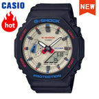 2026 vip Casio GA-2100 men's watch series G-SHOCK small steel cannon series genuine black gold waterproof sports couple watch
