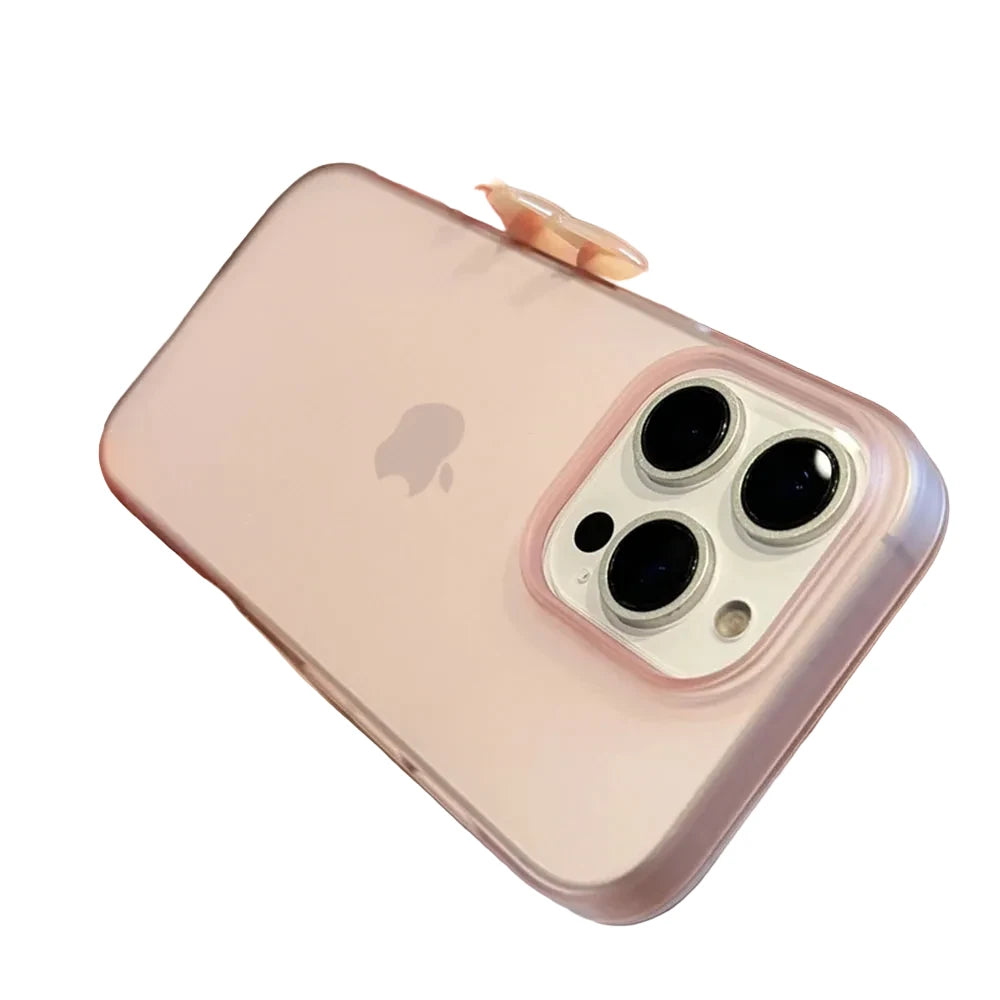 Soft Matte Candy Transparent Phone Case For iPhone 16 15 14 Pro Max Plus 13 12 11 XR XS XsMax 8 Shockproof Silicone Bumper Cover